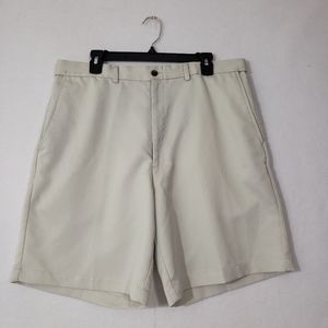 Haggar men’s Ribbed Shorts lightweight ribbed cream breatheable size 38 …